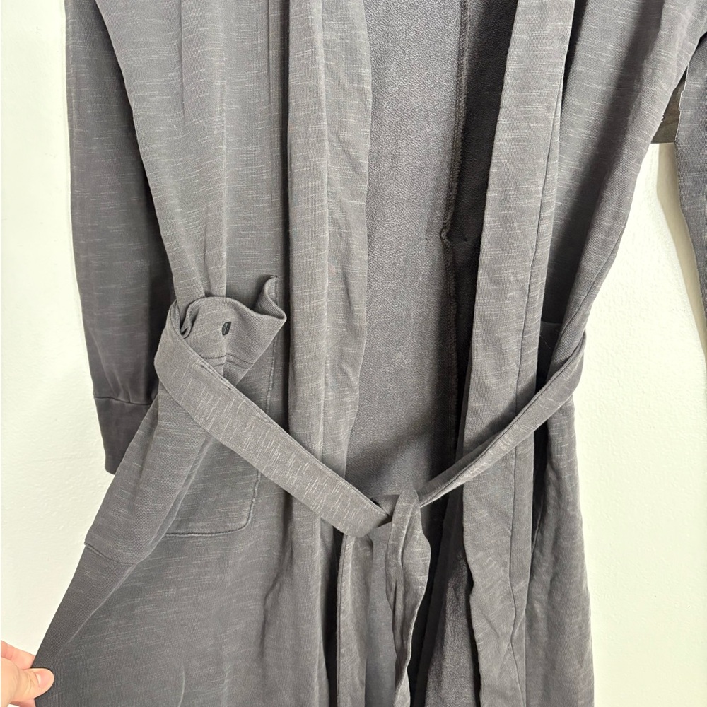 Free People Intimately Babe I’m Yours Maxi Cardi Grey Long Sleeve Robe SMALL NWT - Picture 6 of 10
